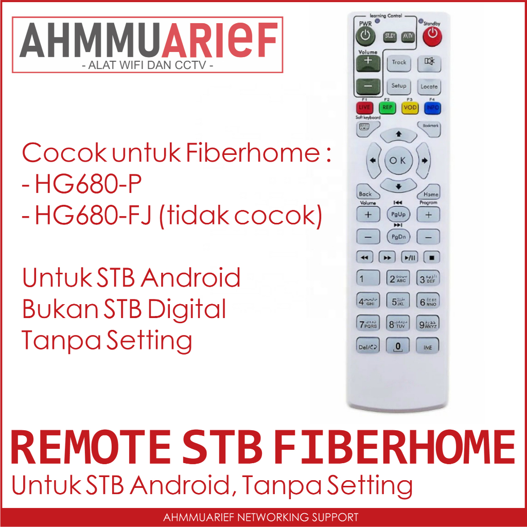 REMOTE REMOT STB ANDROID SMART BOX TV SET TOP BOX BUKAN UNTUK STB TV DIGITAL