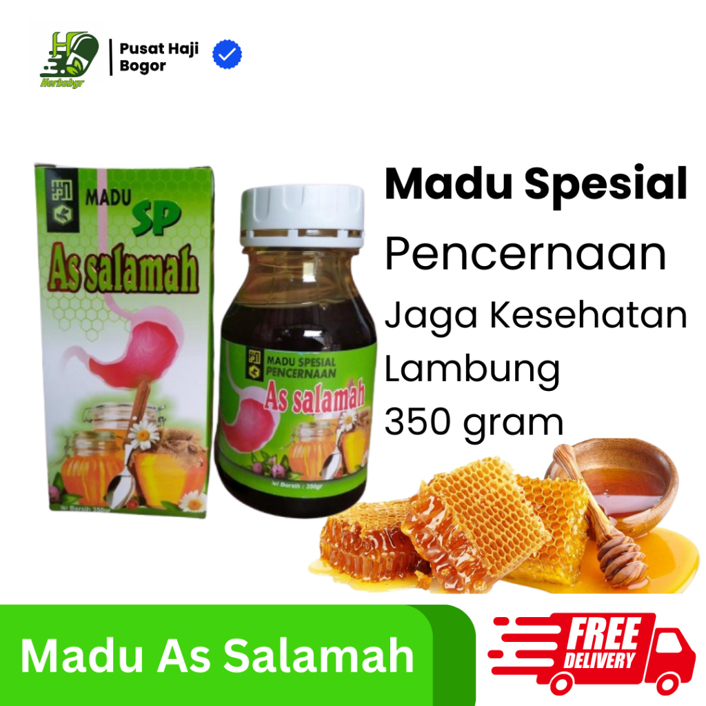 Madu Pencernaan As Salamah 350gr / Madu SP As Salamah / Madu Spesial Pencernaan As Salamah