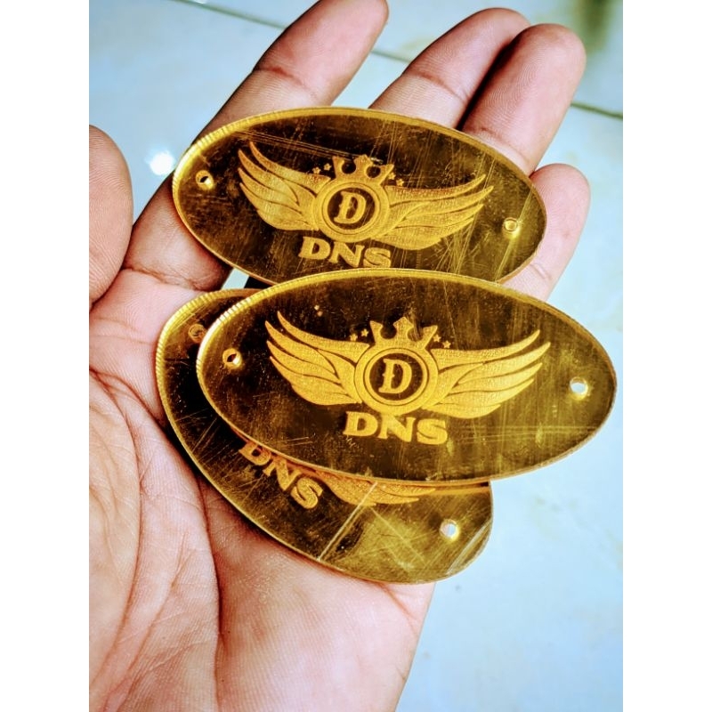 logo emblem arkrilik sangkar kotak murai dns