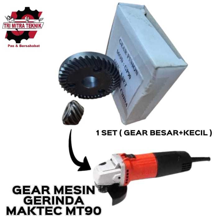 Gear, gir Assenbly + pinion gear Gerinda MAKTEC MT 90 Gir MT90
