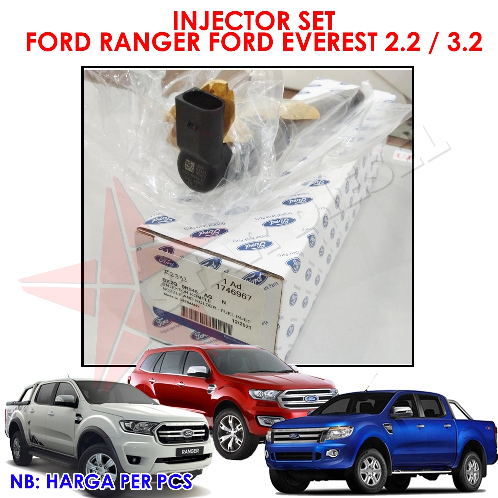 FORD RANGER T6 T7 T8 FORD EVEREST 2.2 INJECTOR SET SIEMEN VDO ORIGINAL MADE IN GERMANY