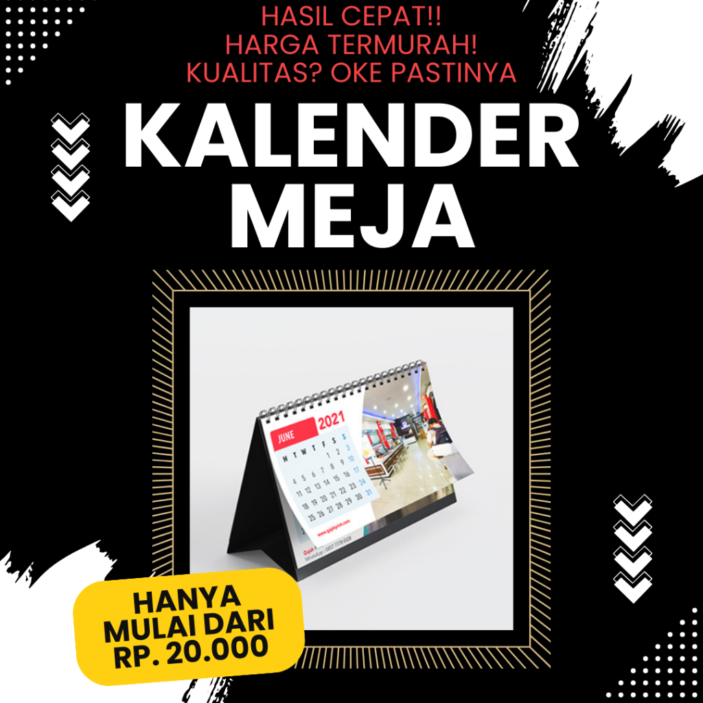 

KALENDER MEJA, KALENDER DUDUK, KALENDER MEJA CUSTOM ,KALENDER PARTAI, DLL. HARGA DIJAMIN MURAH, KUALITAS BAGUS, PROSES CEPAT!!!