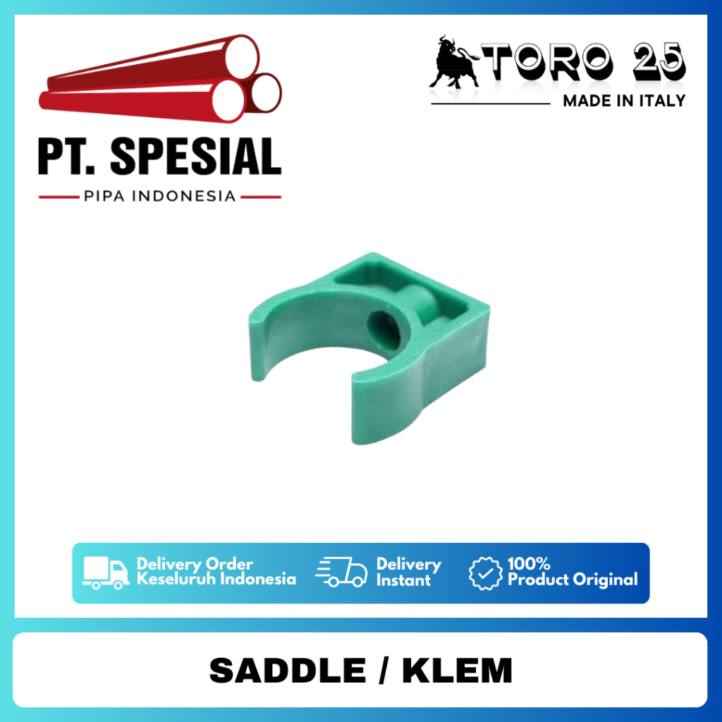 Klem PPR Toro 10" x 4" / Clamp PPR Toro / Saddle Toro - 05