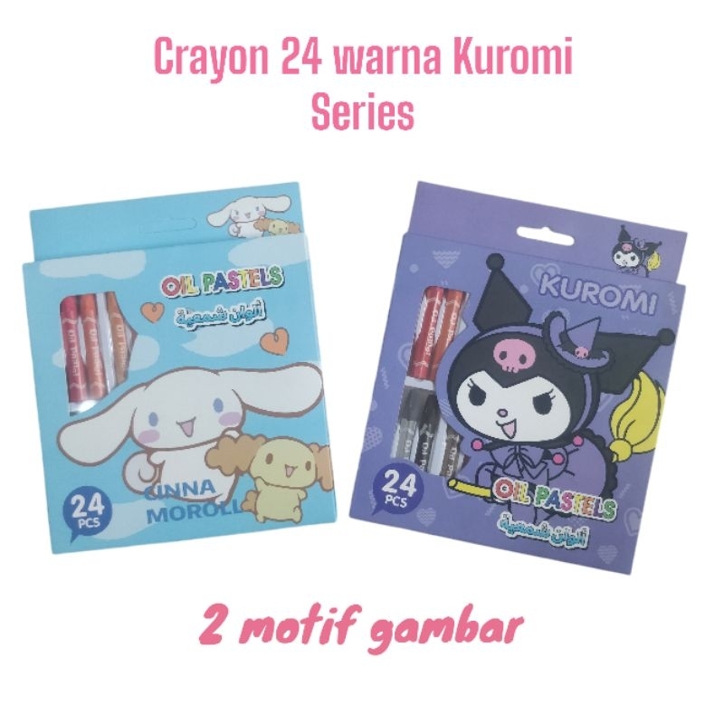 

crayon 24 warna kuromi series