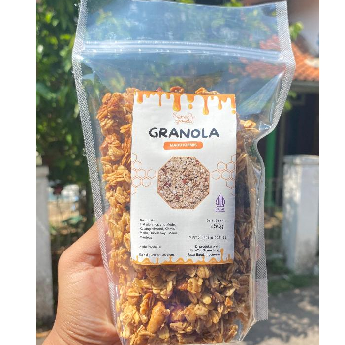 

Granola by SereOn - Madu Kismis | Honey and Raisin | 250 gr