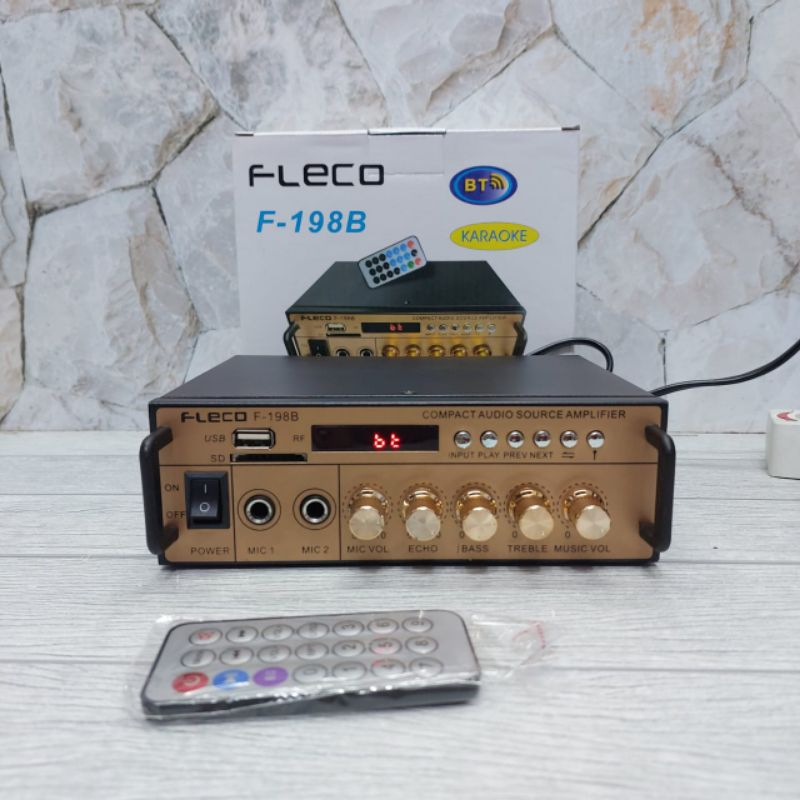 KARAOKE REVERBERATION POWER AMPLIFIER F-198B power amplifier bluetooth mini