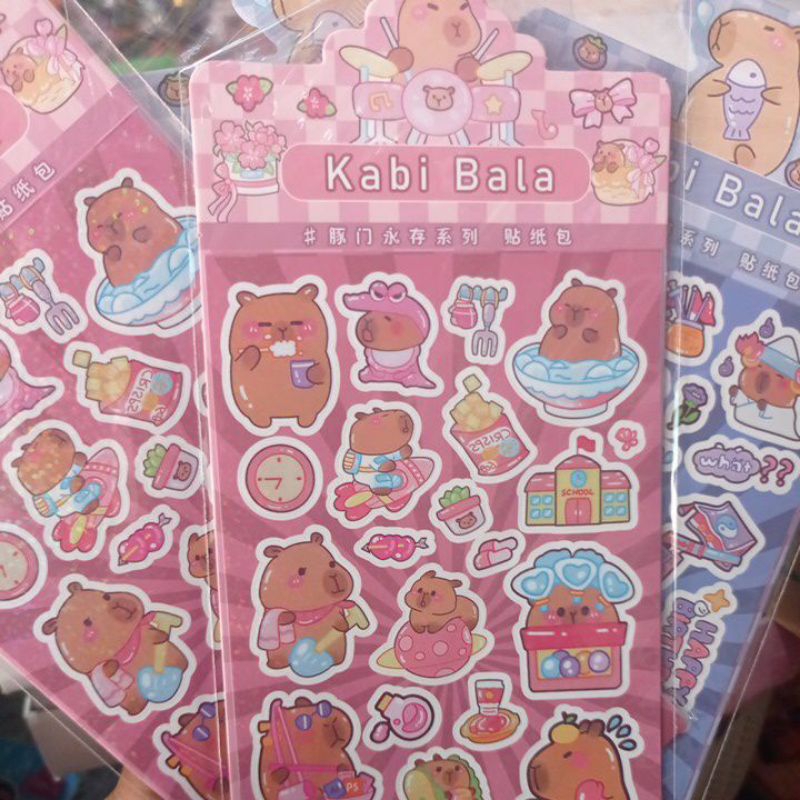 

Stiker Hologram Capybara