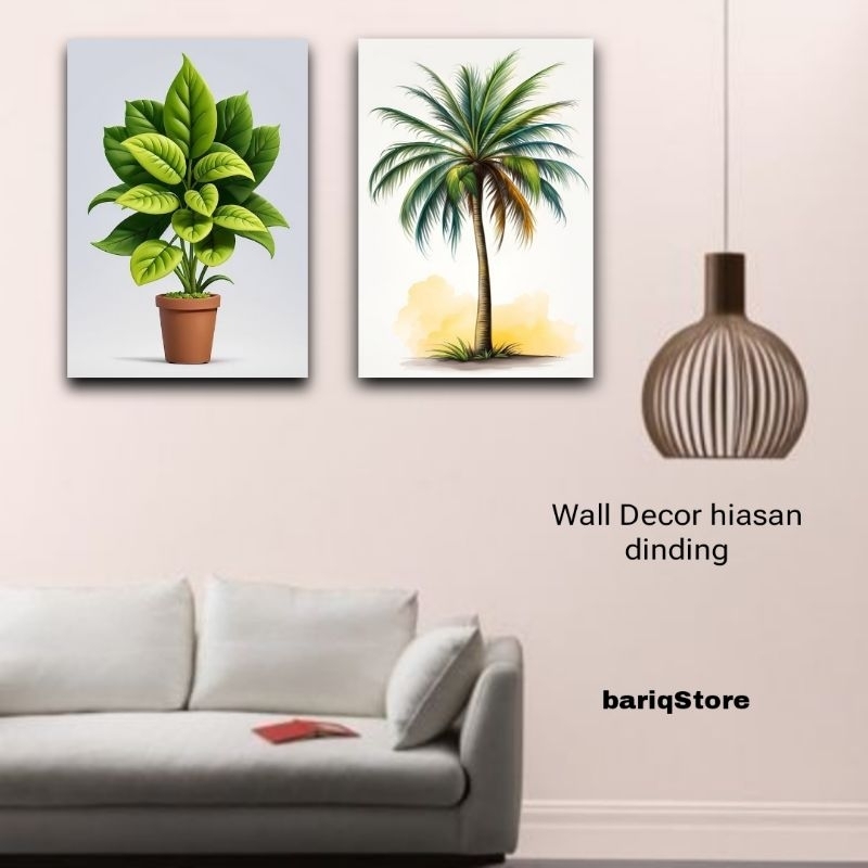 Hiasan dinding Aestetik ukuran A4 poster dinding