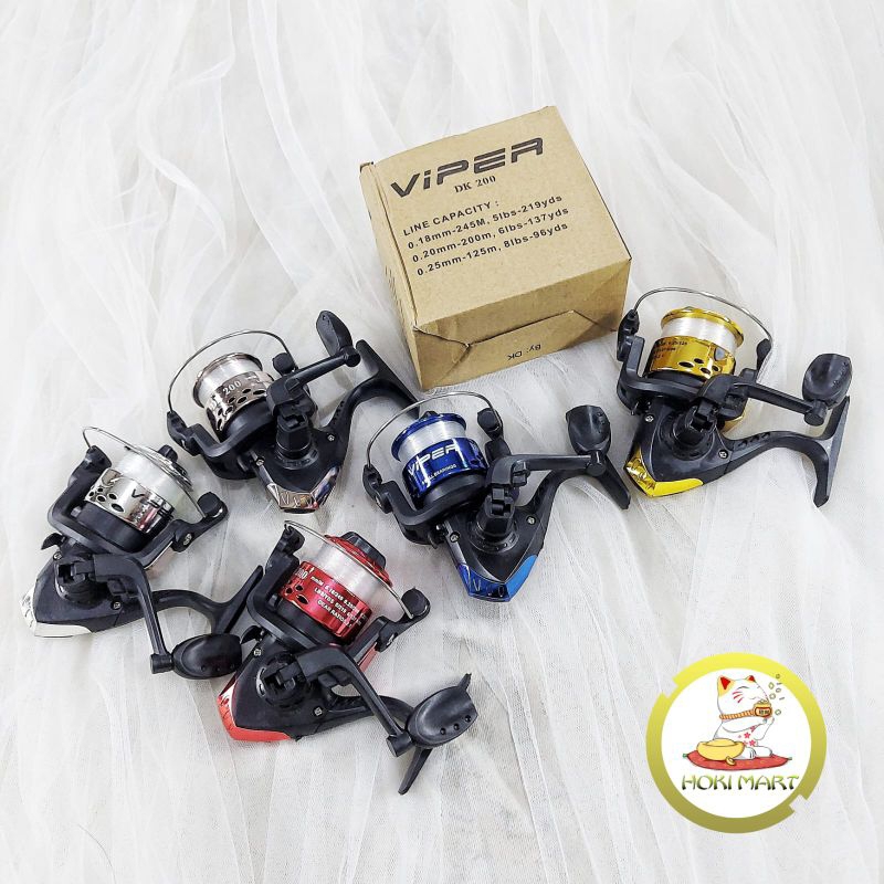 Reel spinning viper  smooth / reel udang / reel plastik / reel murah