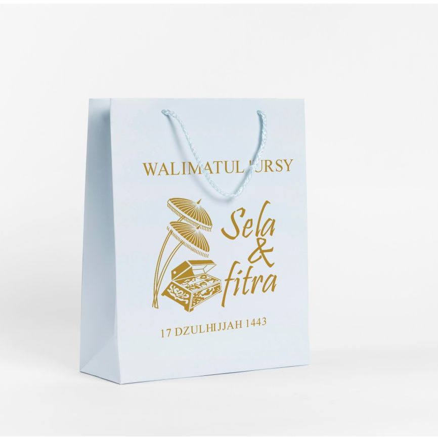 

Paper Bag Custom size P x L x T= 25 x 8 x 35 cm Tas Kertas Paperbag Tas Jinjing Souvenir Olshop