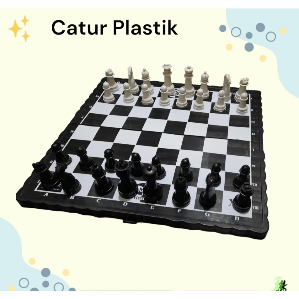 PAPAN CATUR PLASTIK UKURAN BESAR XL