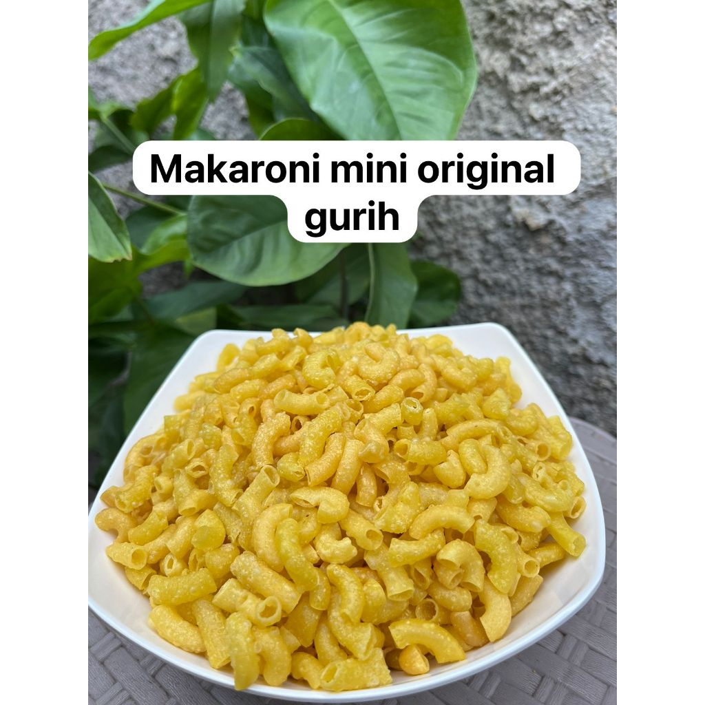 

Makaroni mini original gurih 1kg cemilan viral