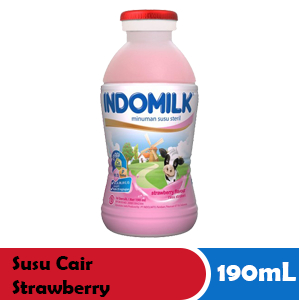 

INDOMILK SUSU CAIR STRAWBERRY BTL 190mL