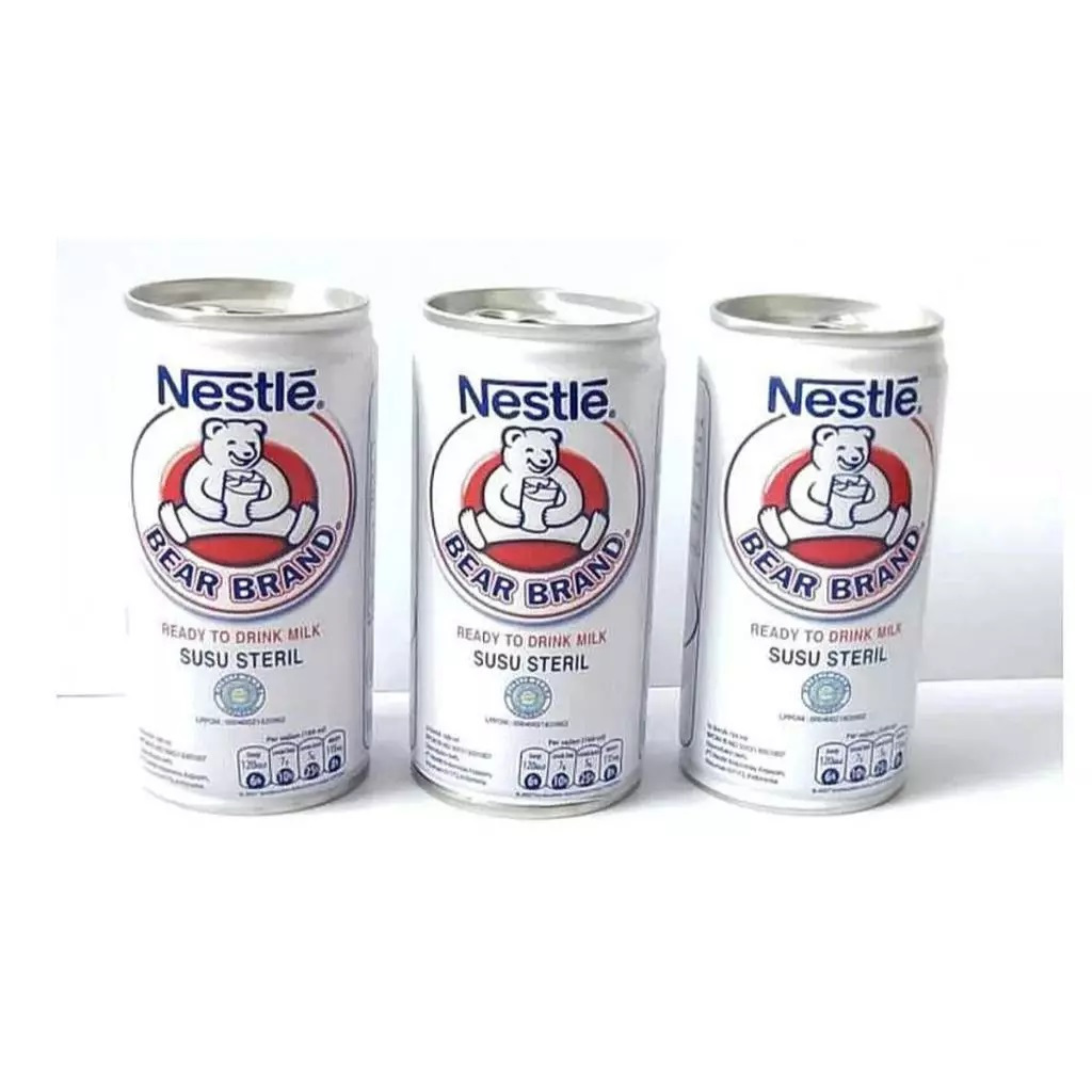 

Susu Sapi Steril Bear Brand 1 kaleng (189ml)