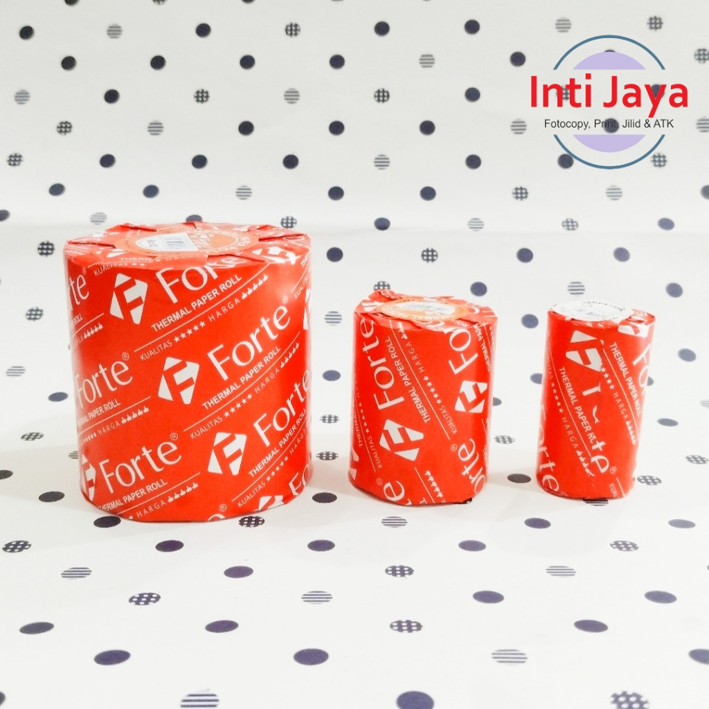 

Kertas Thermal/ Kertas Struk Kasir Forte Eceran per 1 Roll