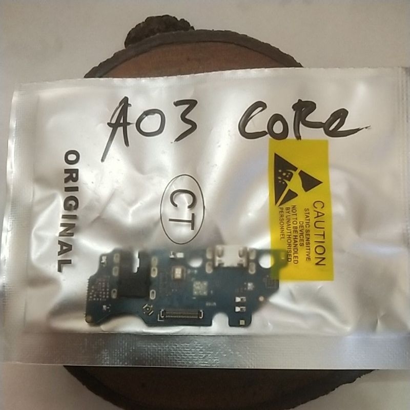 Flexibel papan charger PCB SAMSUNG A03 CORE ORIGINAL NEW MIC+H/F+TC
