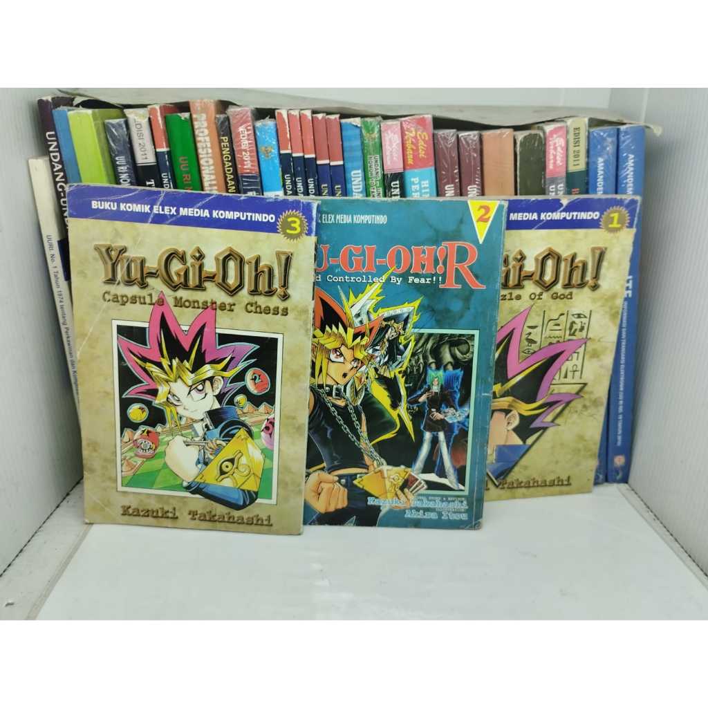 BUKU KOMIK YU-GI-OH NO. 1,  3,  YU GI OH R NO. 2 ( YUGIOH ) YU GI OH UNBREAKABLE DUELIST NO. 25