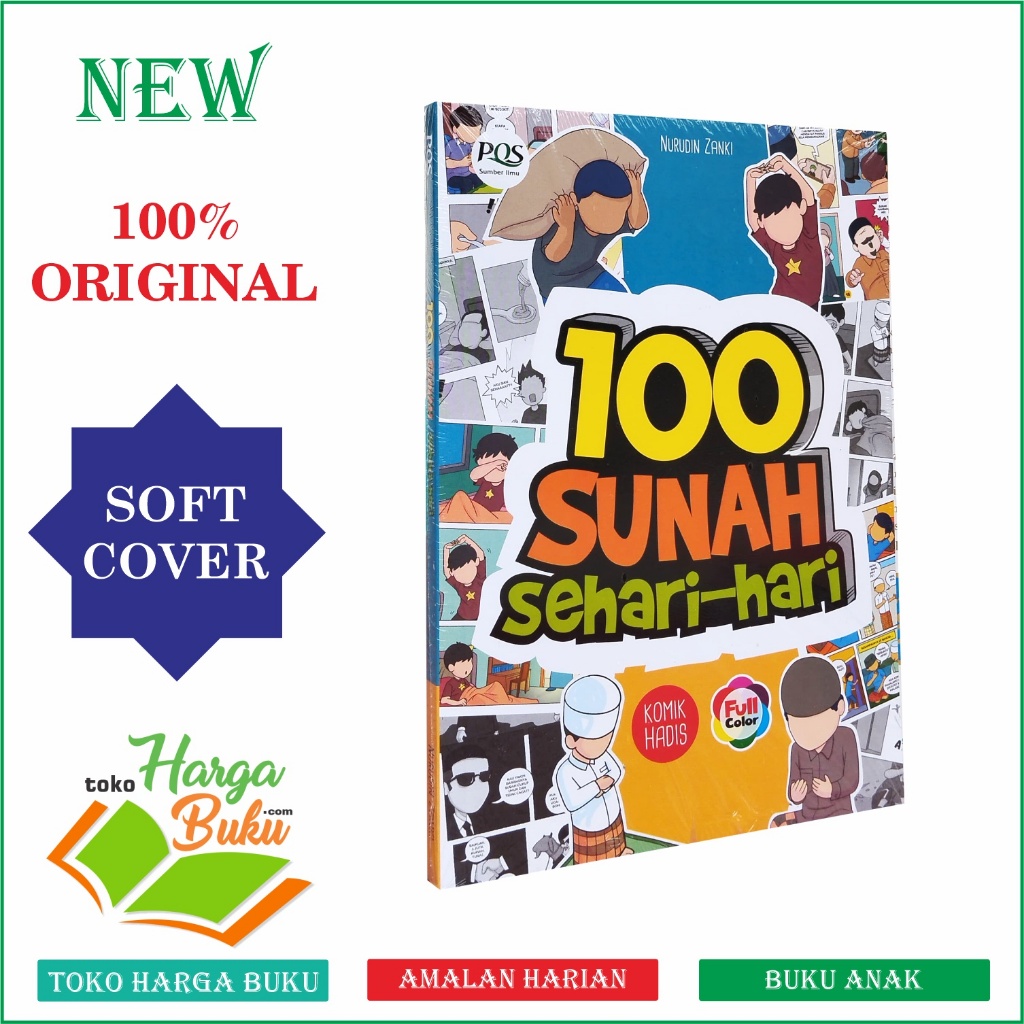 Foto 100 Sunah Sehari-hari Buku Anak Islami FULL COLOR Komik Hadits 100 Sunnah Sehari hari Penerbit PQS Publishing