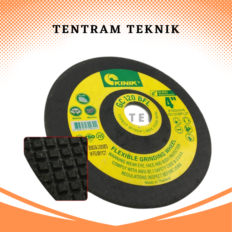 Batu Poles GC 120 Kinik / Kinik 4 GC 120 Batu Gerinda Foxible GC120 Poles Kaca Keramik Geranit