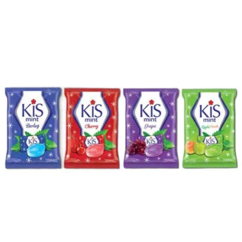 

Permen kiss aneka rasaReady rasa grape, barley, cherry, apple peachBerat 125gr