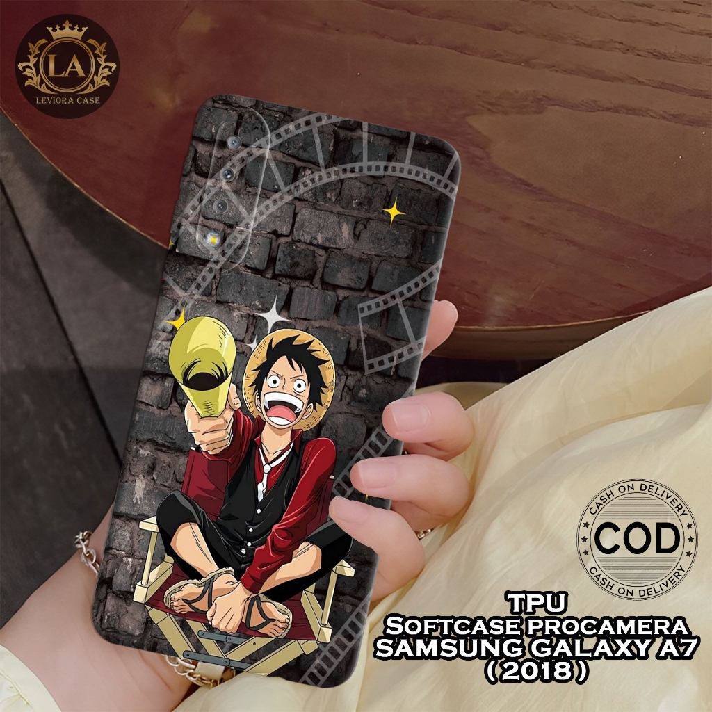 SAMSUNG GALAXY A7 2018 - Leviora Case - Fashion Case Anime - Softcase SAMSUNG A7 2018 - Case Pro Cam