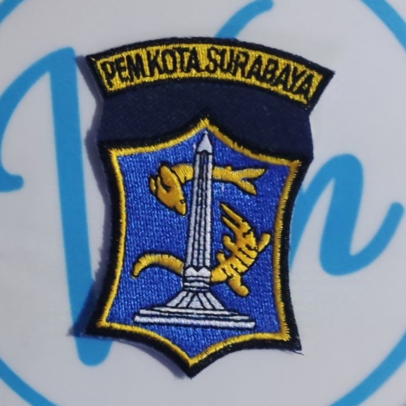 bet badge pns asn pemkot surabaya pem kota bordir