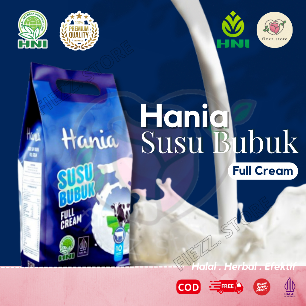 

HANIA SUSU SAPI BUBUK FULL CREAM HNI-HPAI ORIGINAL