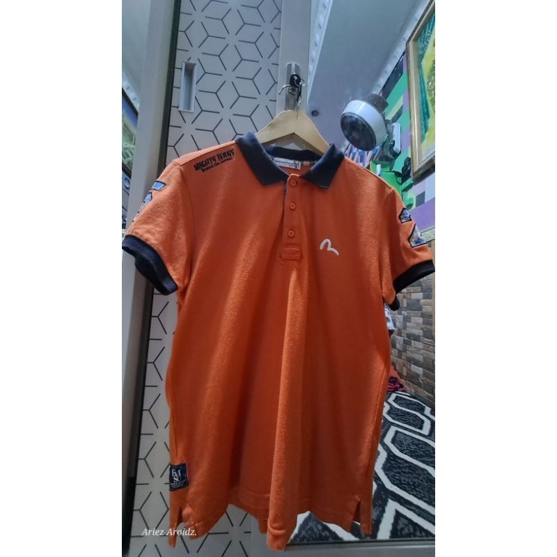 kaos polo scond branded evisu