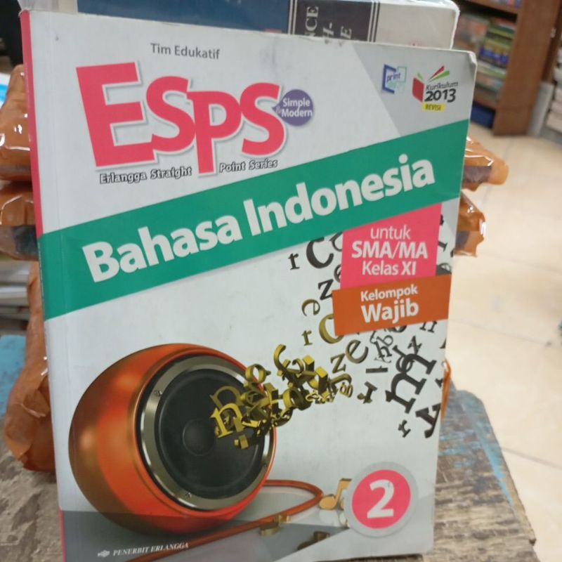 Esps bahasa Indonesia untuk SMA kelas 11 original bekas