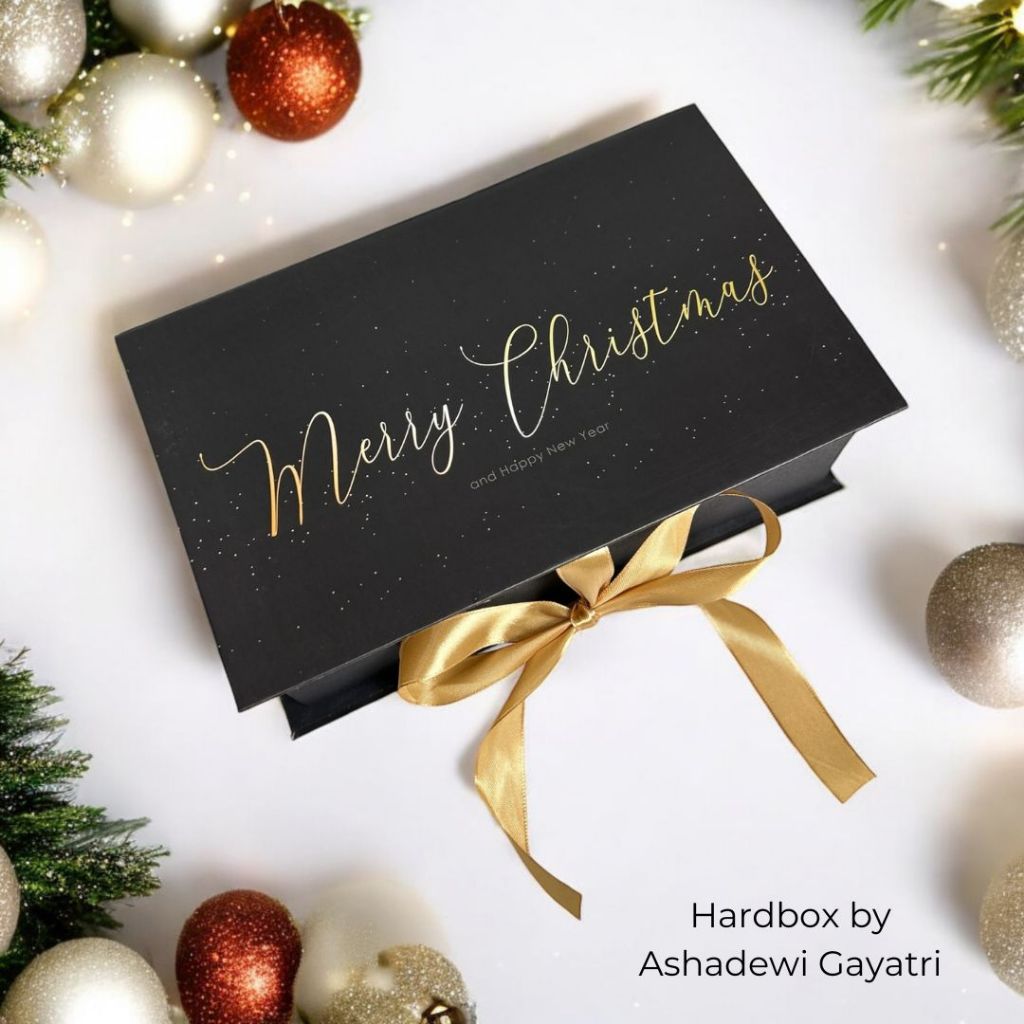 

HARDBOX BY ASHADEWI G - Black Ebony / Hardbox Natal / christmas / hampers / gift / custom box