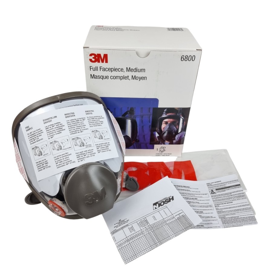 3M 6800 Reusable Full Face Mask Respirator Medium