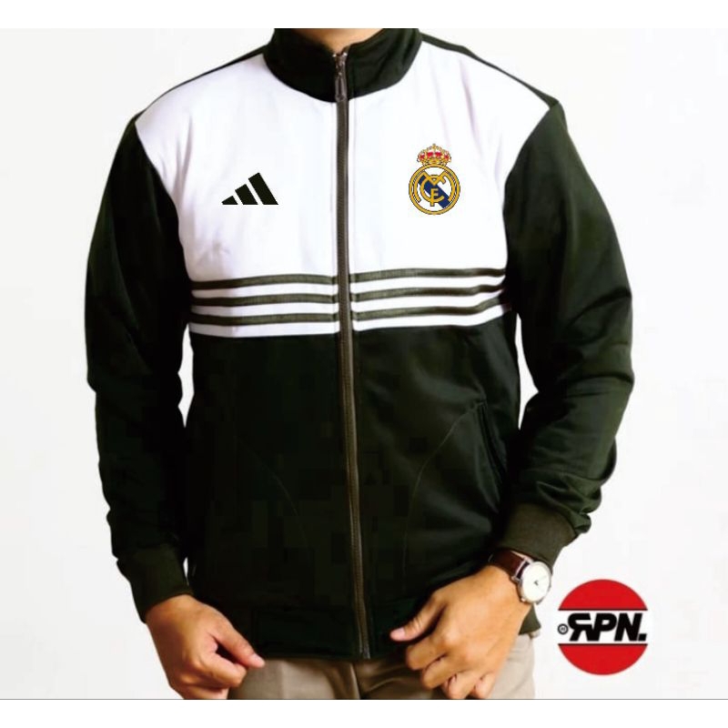 jaket impor/jaket viral/jaket pria/jaket wanita/Jaket bola Tracktop impor full sablon, jaket Trackto