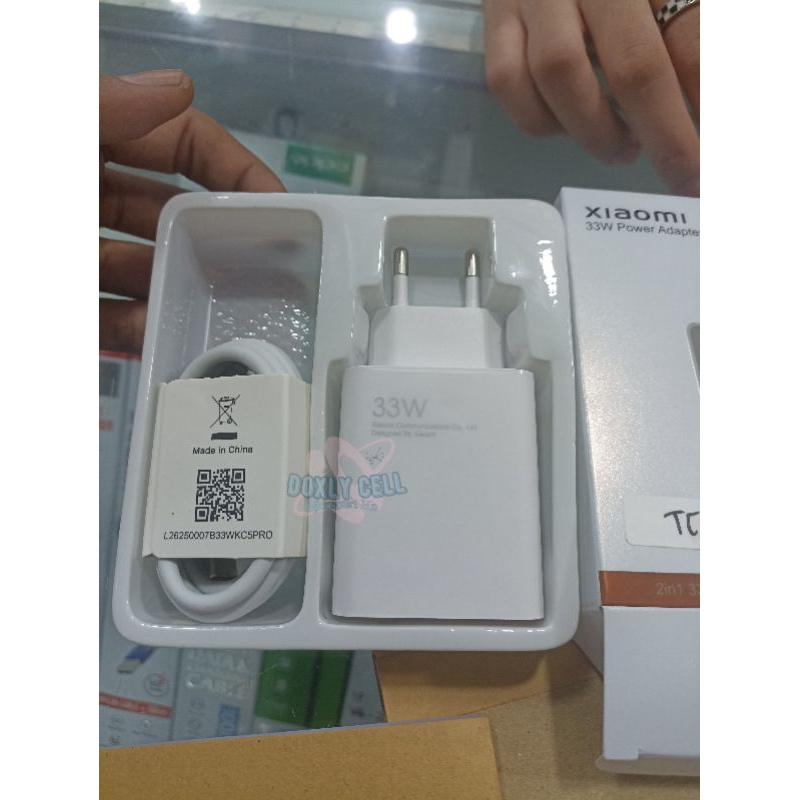 Charger Casan Xiaomi 33W Charger Type C Fast Charging 33W Xiaomi