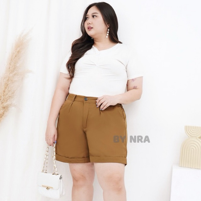 BY NARA Yola Pants Celana Pendek Hotpants Super Jumbo