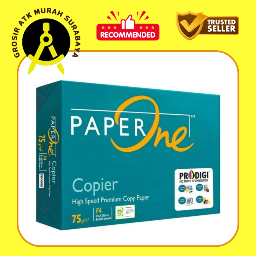 

Kertas HVS Paper One Print Fotocopy F4 75 gram gsm