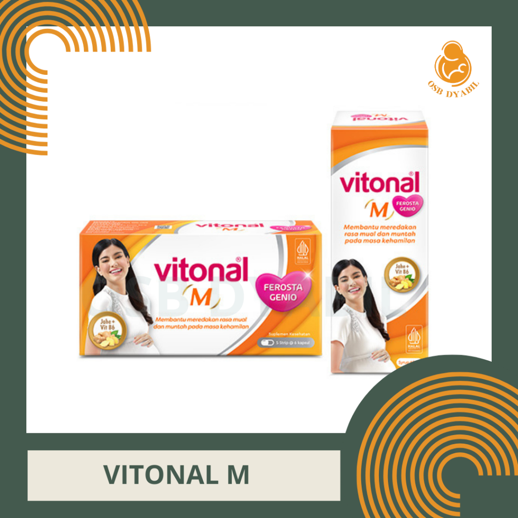 Vitonal M Suplemen Obat Mual Muntah Ibu Hamil Kapsul dan Syrup