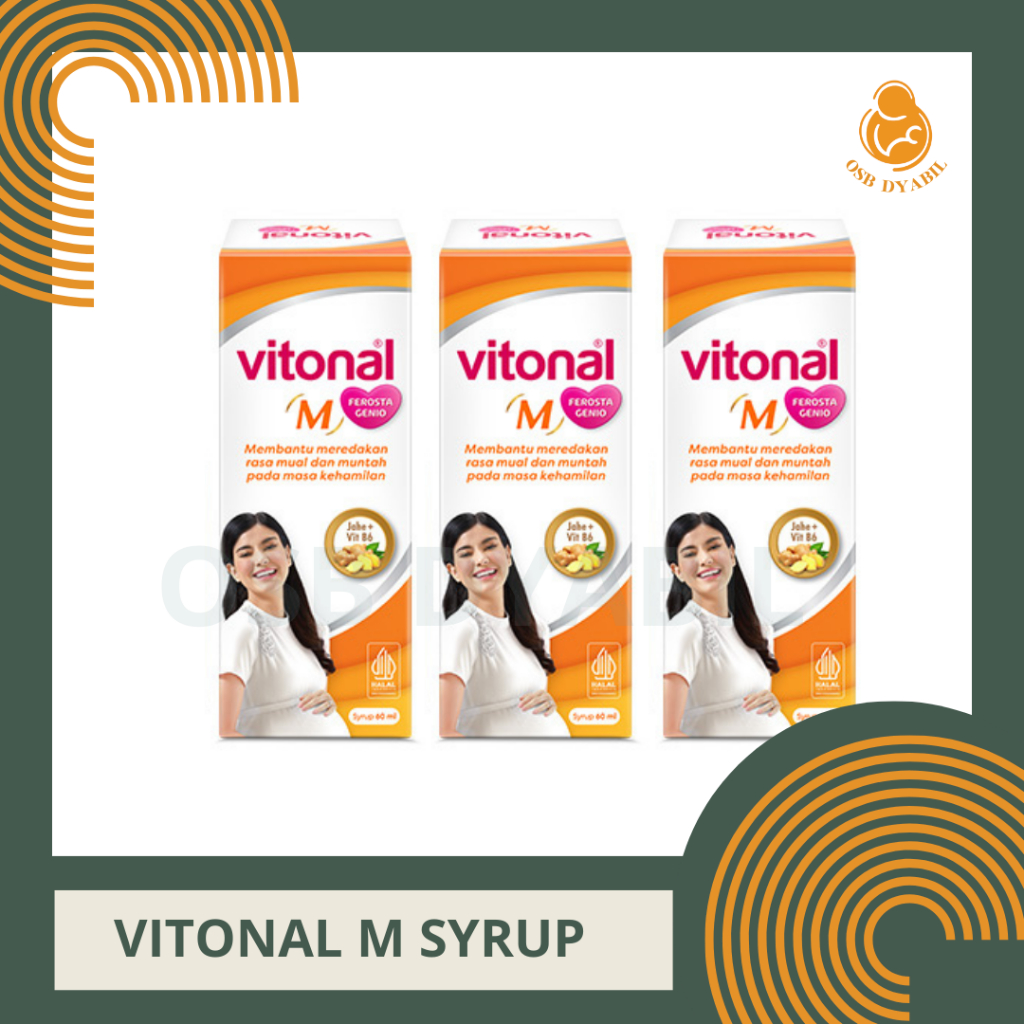 RK Vitonal M Suplemen Obat Mual Muntah Ibu Hamil Kapsul dan Syrup