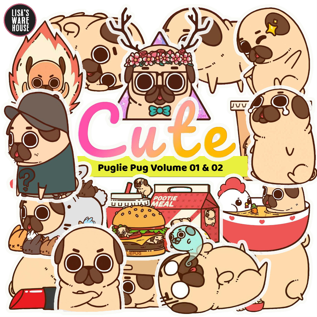 

Sticker Puglie Pug Volume 01-02