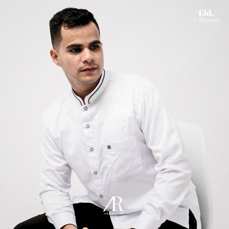 Arrazy - Koko Pria Dewasa Kemeja Koko Dewasa Kemko Pria Koko Putih Lengan Panjang Koko Putih lengan 