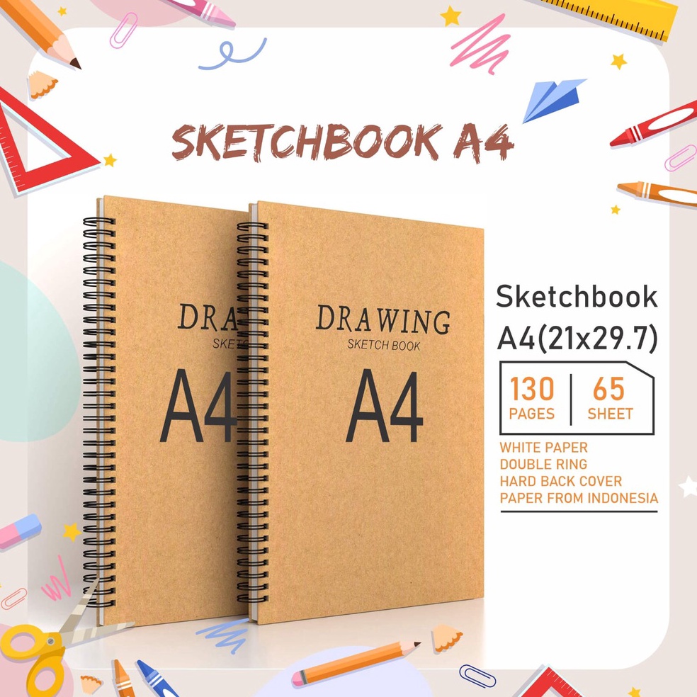 

Super Berhadiah SKETCHBOOK A4 BUKU SKETSA BUKU GAMBAR SKETSA DRAWING BOOK