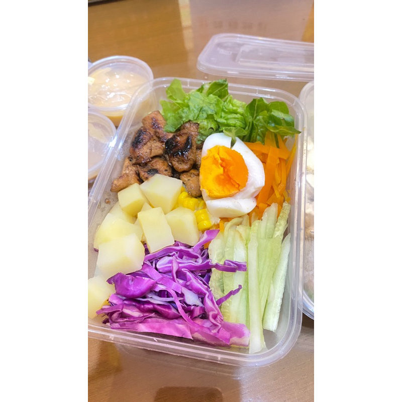 [Saladaily] Salad Sayur Fresh | Salad Sayur Telur | Salad Sayur Chicken | Salad Sayur Sehat