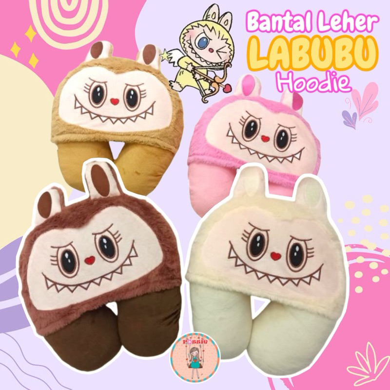 Bantal Leher Labubu Hoodie Disney Karakter Lucu Lotso Monster Inc Stella/Bantal Leher Hoodie Labubu/
