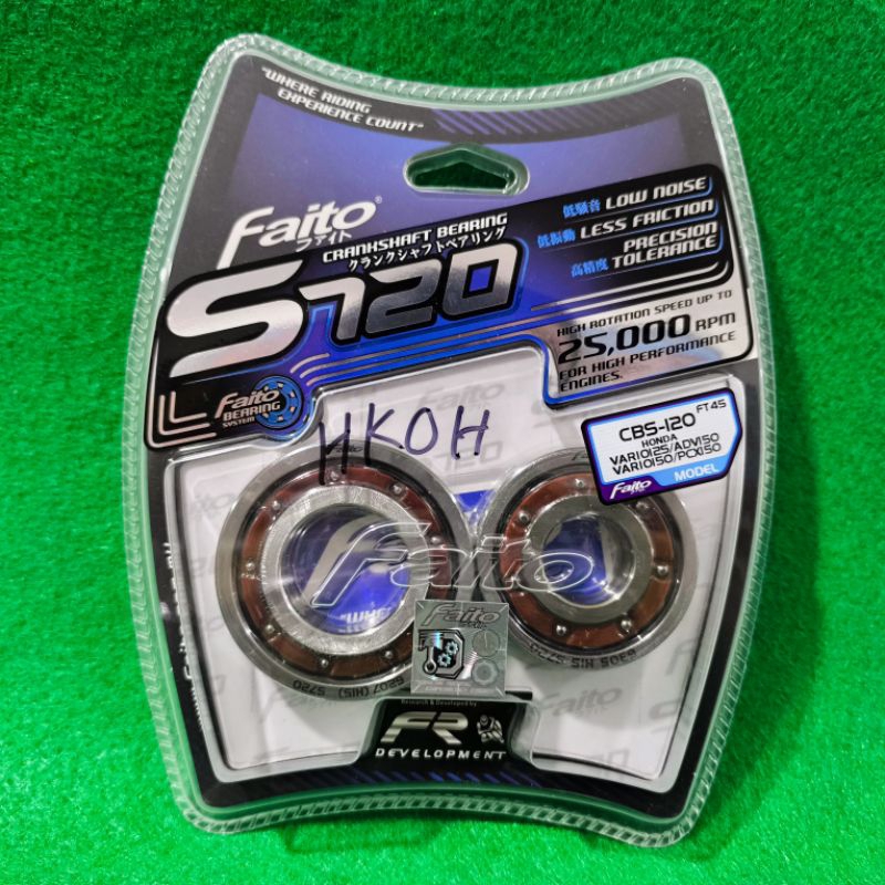 BEARING KRUK AS FAITO TYPE S720 BUAT VARIO 125 / VARIO 150 / PCX 150 / ADV 150 ( ORIGINAL FAITO  )