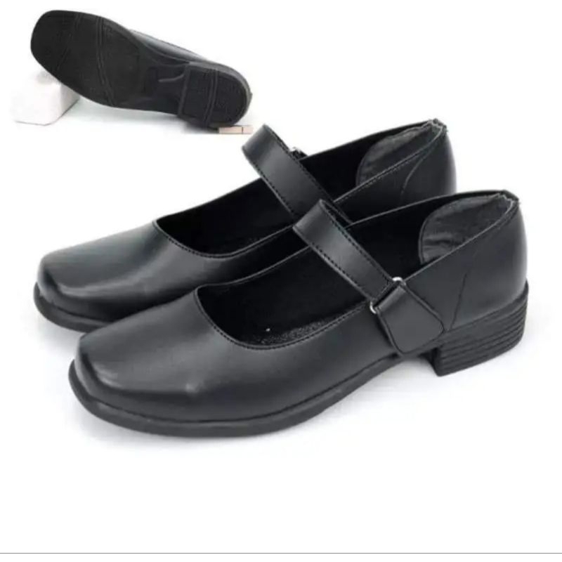 SEPATU SEKOLAH WANITA HITAM POLOS SEPATU PASKIB SEPATU SEKOLAH