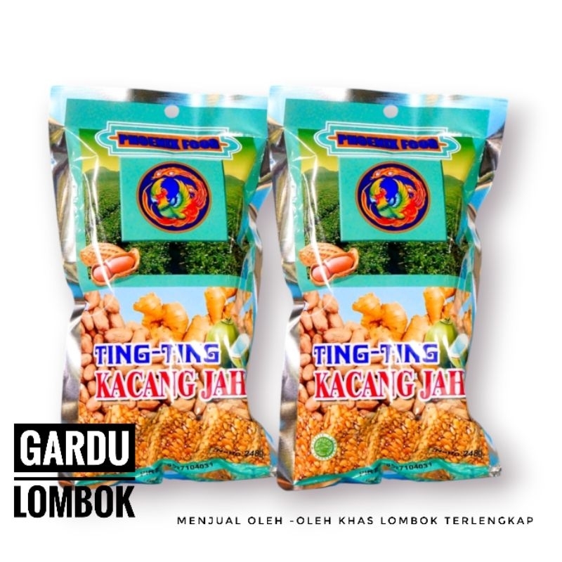 

Ting ting Kacang Jahe Phoenix 248 gr Khas Lombok