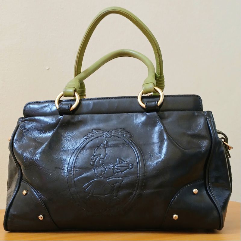 (PRELOVED) HAND BAG ESQUIRE VINTAGE - KULIT ASLI