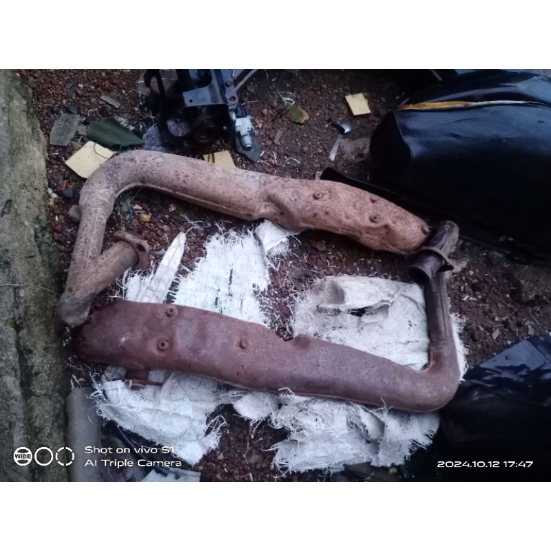 knalpot perut knalpot lambung kenalpot knalpot yamaha dt100 original bekas