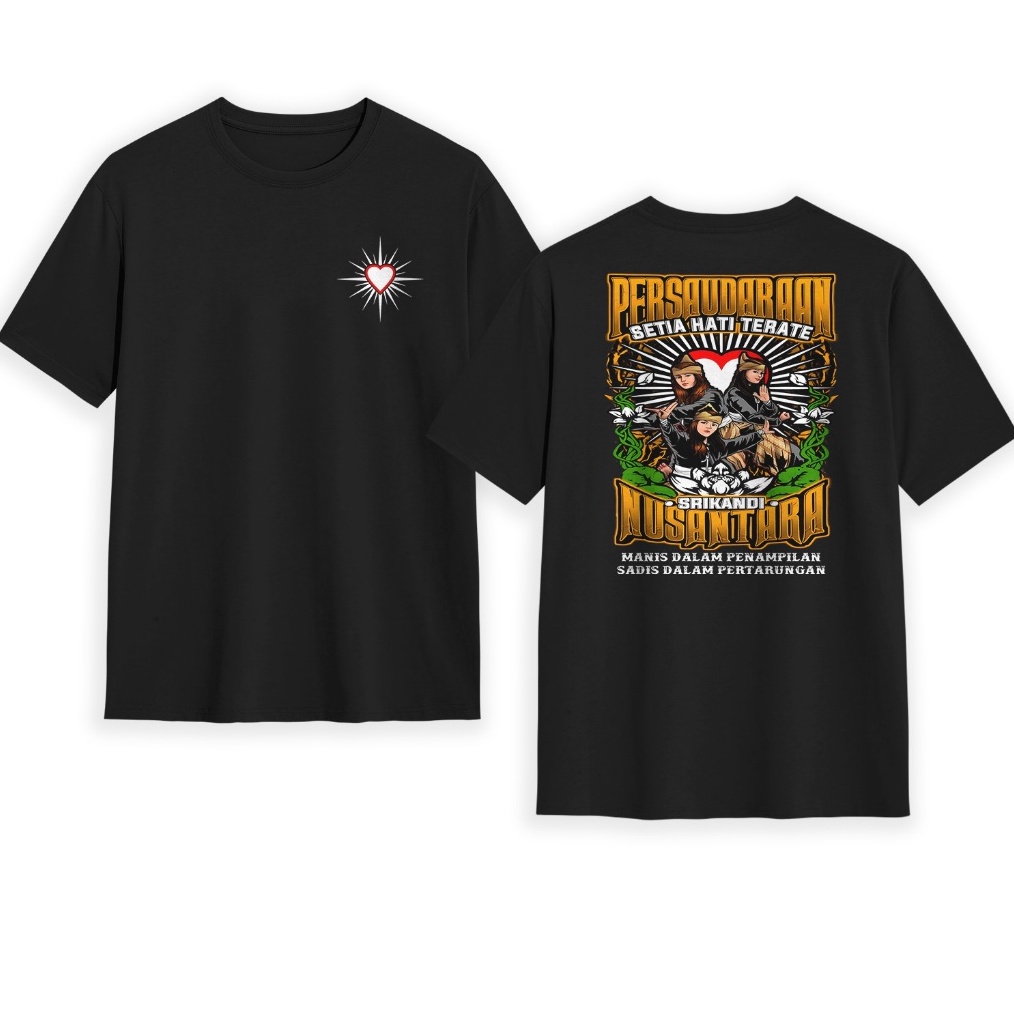 Kaos PSHT  Baju Pencak Silat 5  Kaos Dewasa Pria Wanita  Tearu Baju Psht