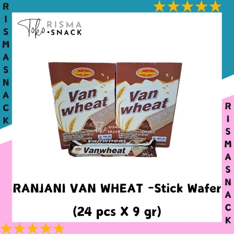 

Ranjani Van Wheat Stick Wafer Cokelat kemasan (24pcs x 9gr)