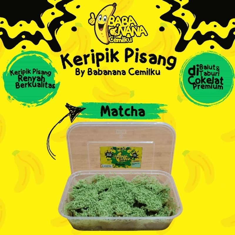 

Keripik Pisang Lumer Rasa Matcha